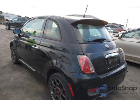 2013 Fiat 500 Sport Cattiva from USA, damaged, VIN 3C3CFFBRXDT744583